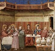 GIOTTO di Bondone Marriage at Cana oil painting on canvas
